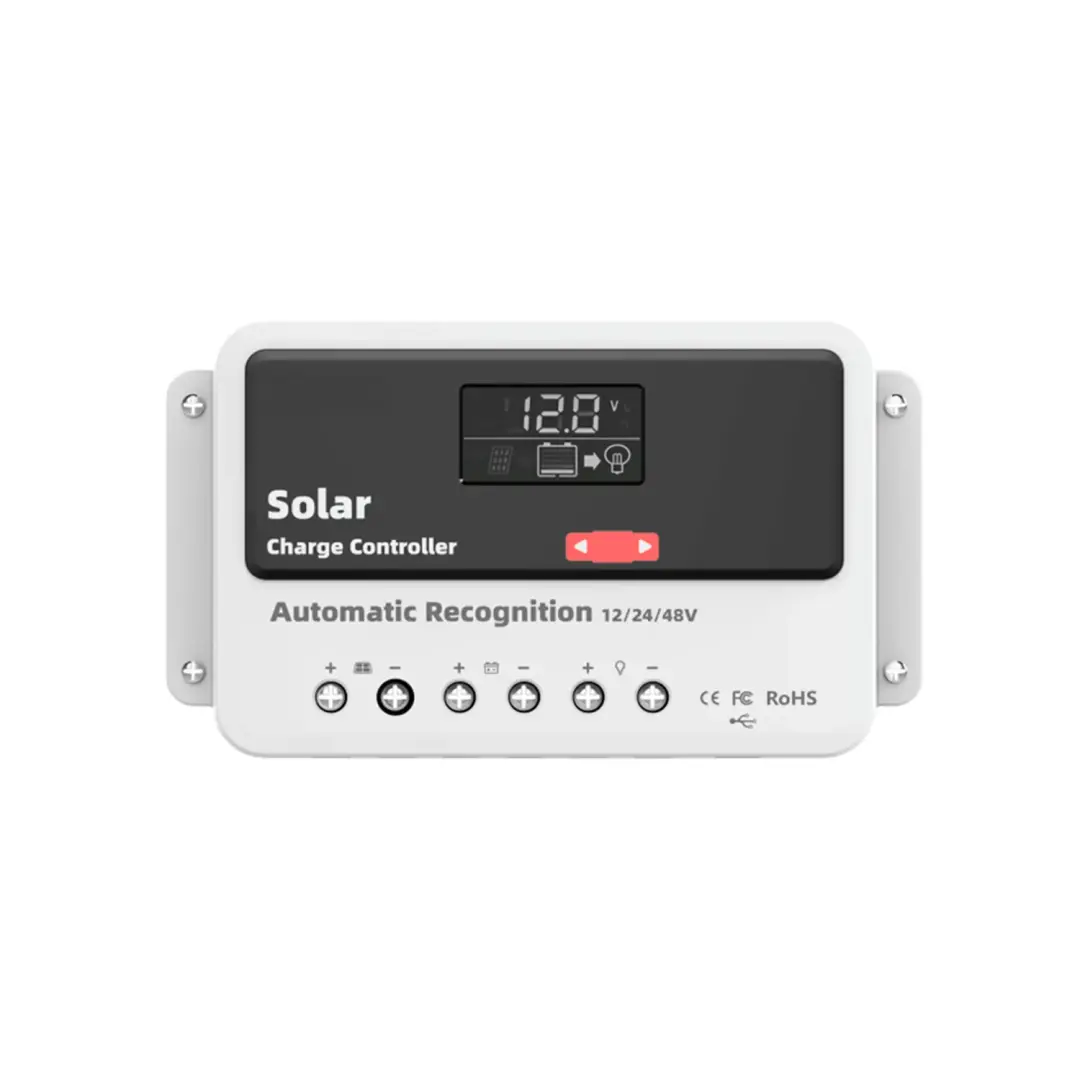 CONTROLADOR SOLAR PWM 12/24/48V, 60 A