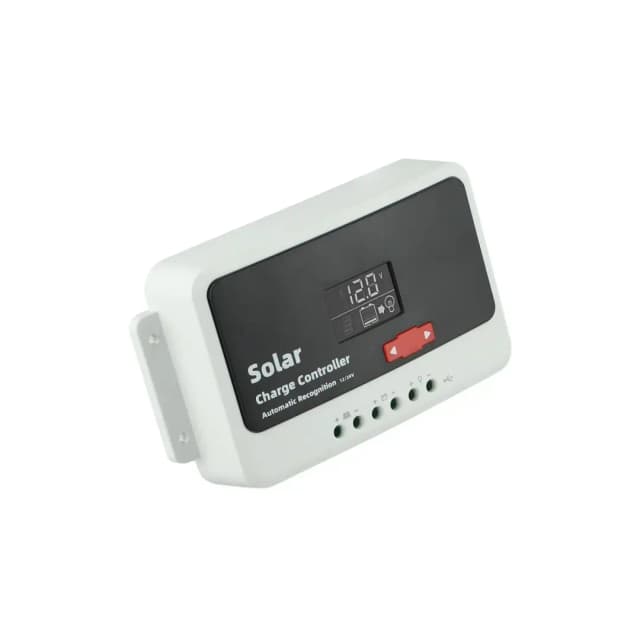 CONTROLADOR SOLAR PWM 12/24V, 20 A